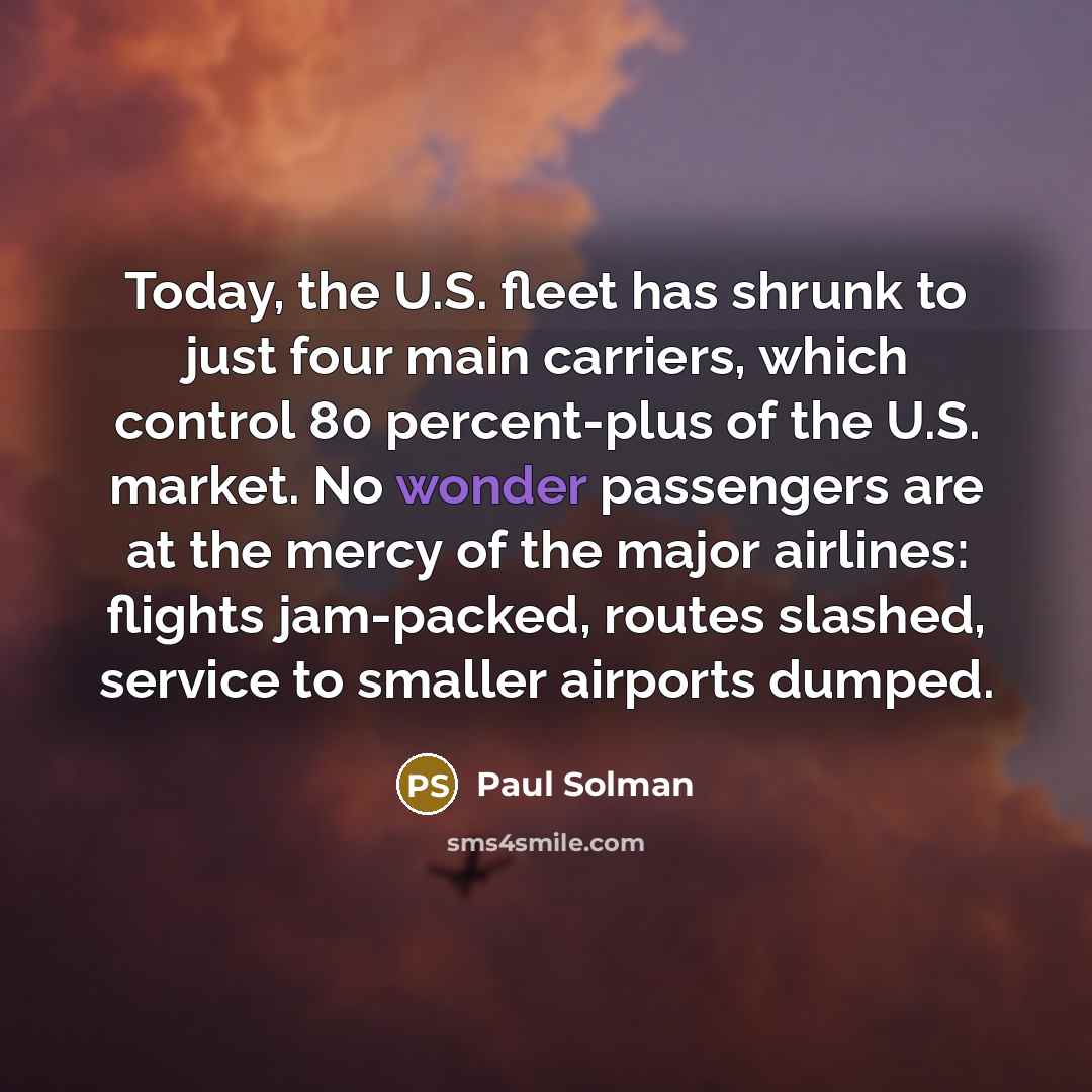 “Today, the U.S. fleet has shrunk to just four main…” quote by Paul Solman