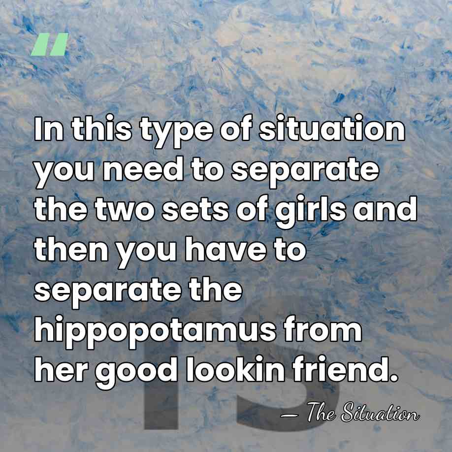 In this type of situation you need to separate the two sets&hellip; - The Situation