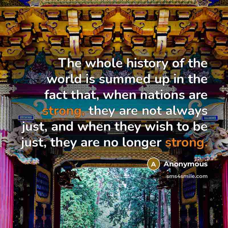 “The whole history of the world is summed up in…” quote by Anonymous