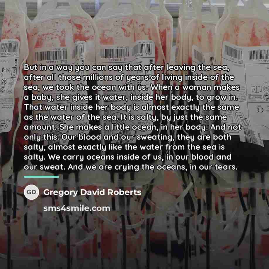 “But in a way you can say that after leaving…” quote by Gregory David Roberts