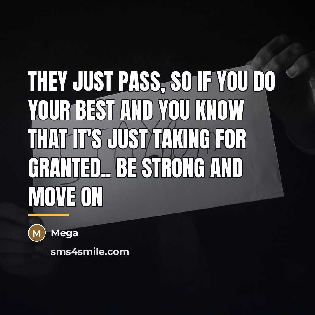 “They just pass, so if you do your best and…” quote by Mega
