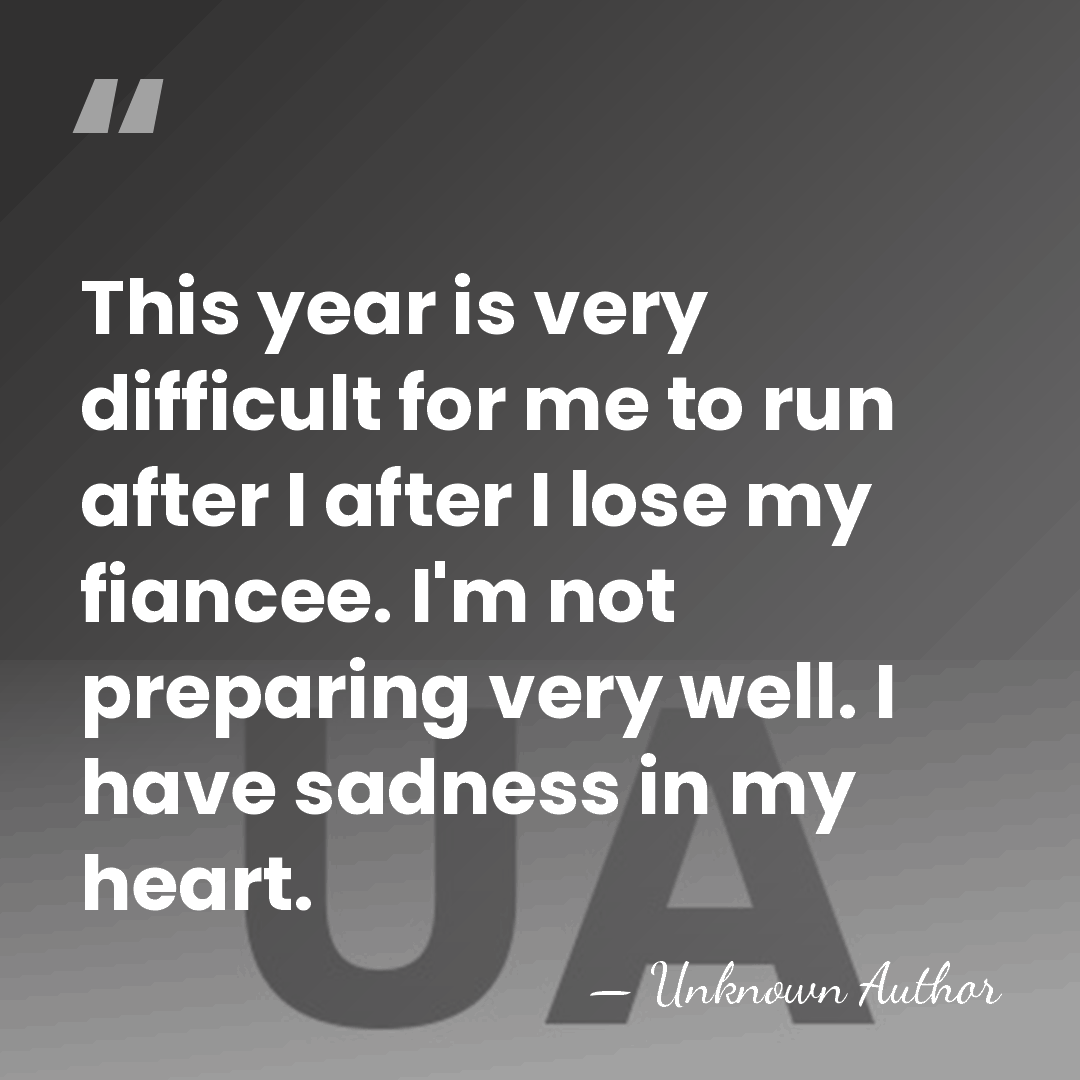 This year is very difficult for me to run after I after&hellip; - Unknown Author