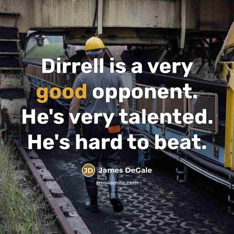 “Dirrell is a very good opponent. He's very talented. He's…” quote by James DeGale