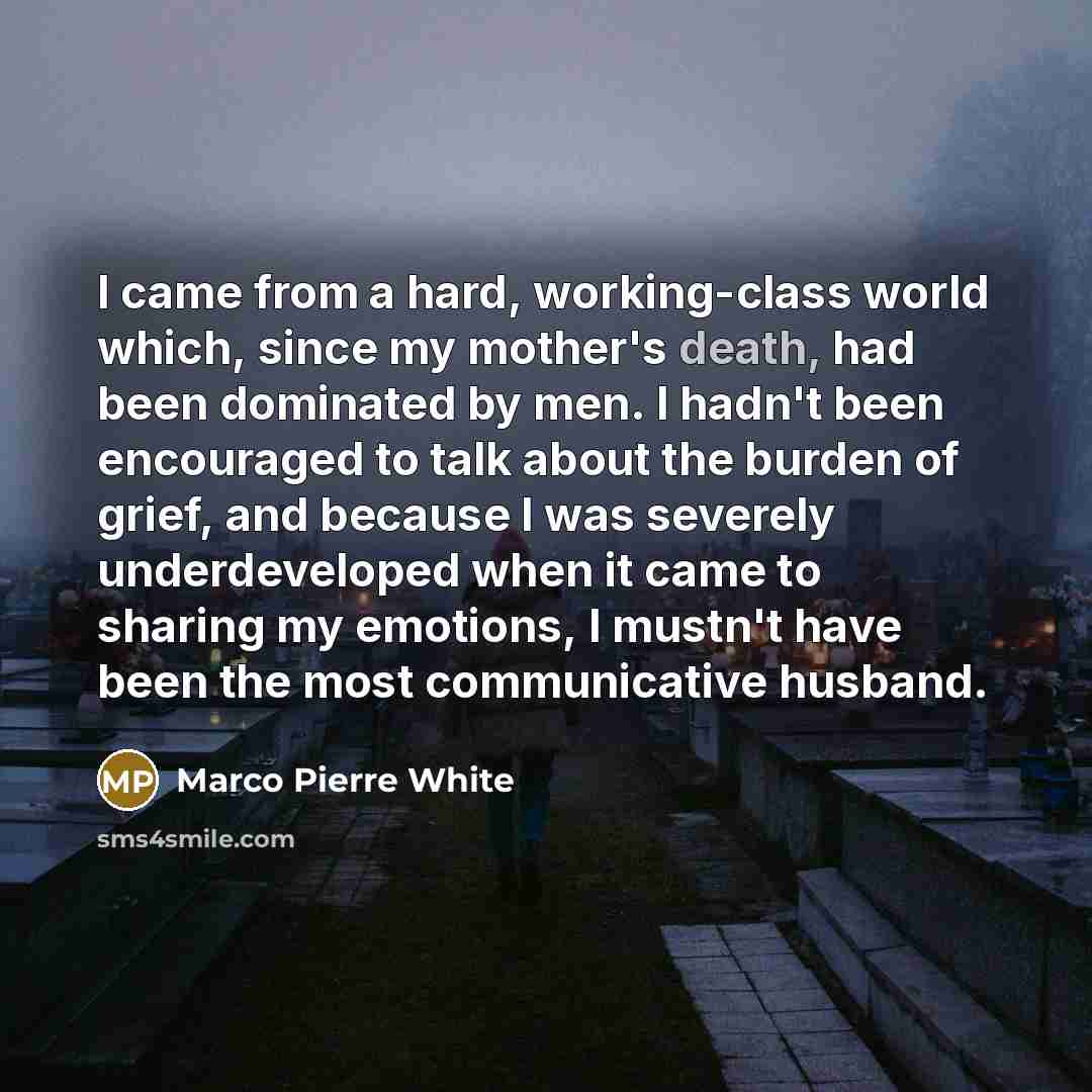 “I came from a hard, working-class world which, since my…” quote by Marco Pierre White