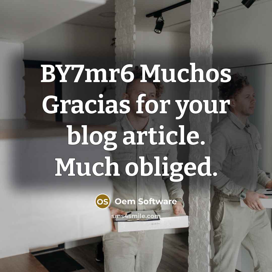 “BY7mr6 Muchos Gracias for your blog article. Much obliged.…” quote by Oem Software