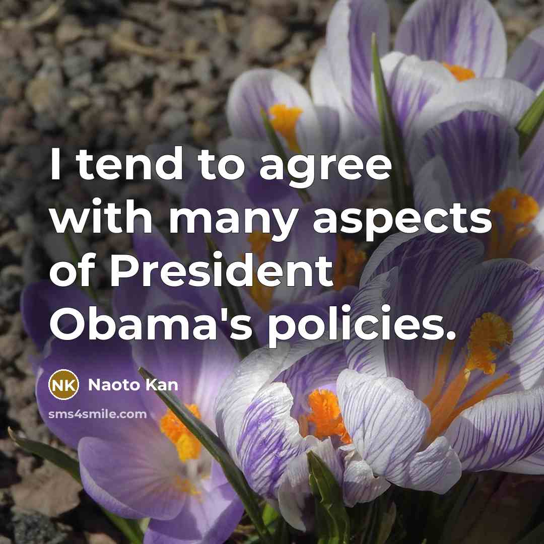 “I tend to agree with many aspects of President Obama's…” quote by Naoto Kan
