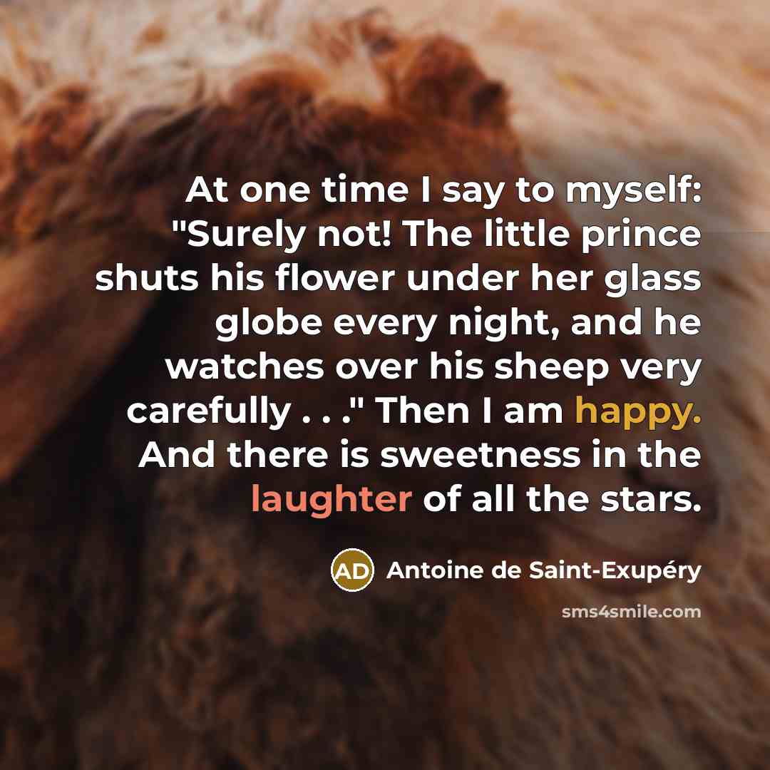 “At one time I say to myself: "Surely not! The…” quote by Antoine de Saint-Exupery