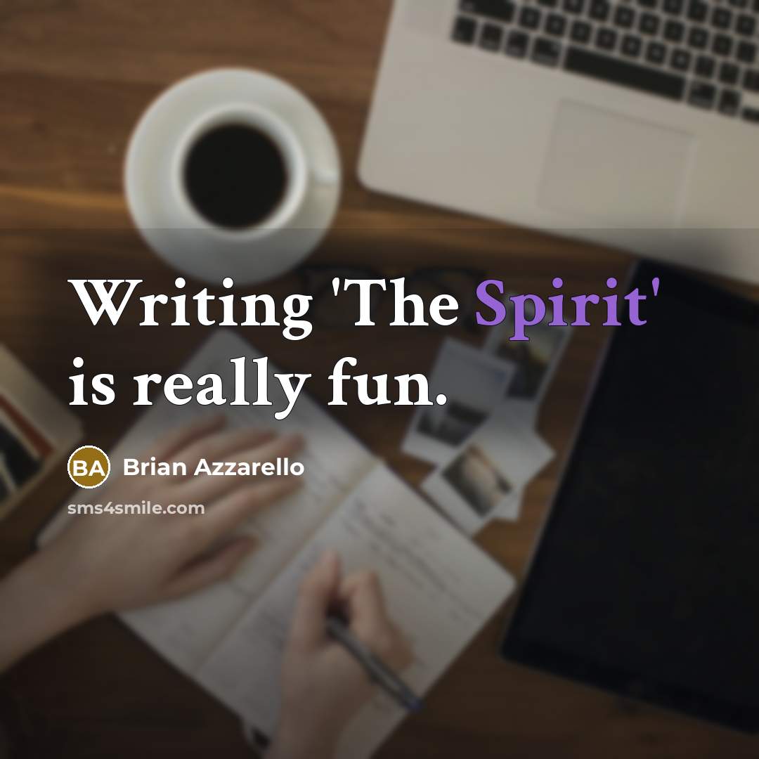 “Writing 'The Spirit' is really fun.…” quote by Brian Azzarello
