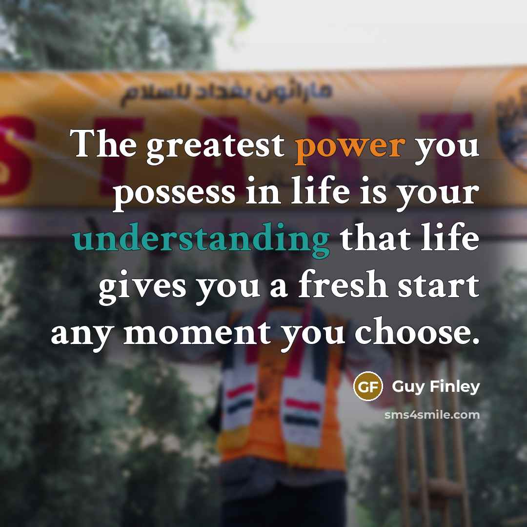 “The greatest power you possess in life is your understanding…” quote by Guy Finley