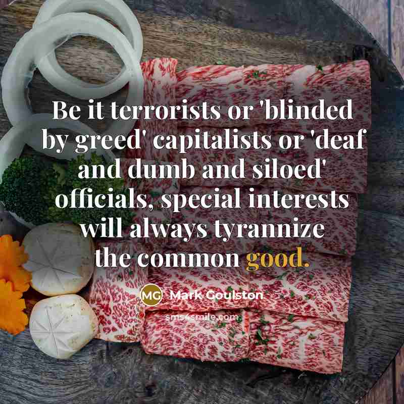 “Be it terrorists or 'blinded by greed' capitalists or 'deaf…” quote by Mark Goulston