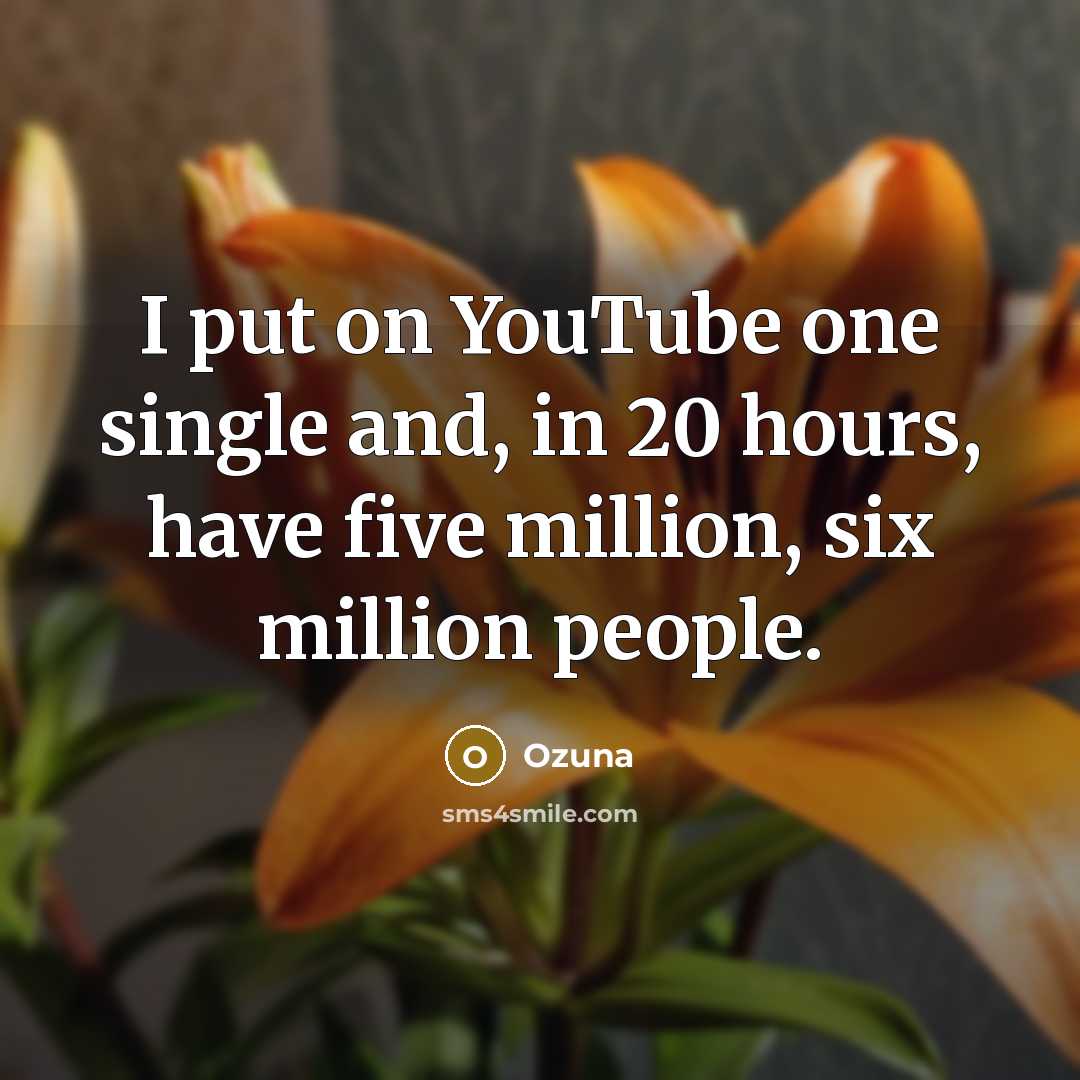 “I put on YouTube one single and, in 20 hours,…” quote by Ozuna