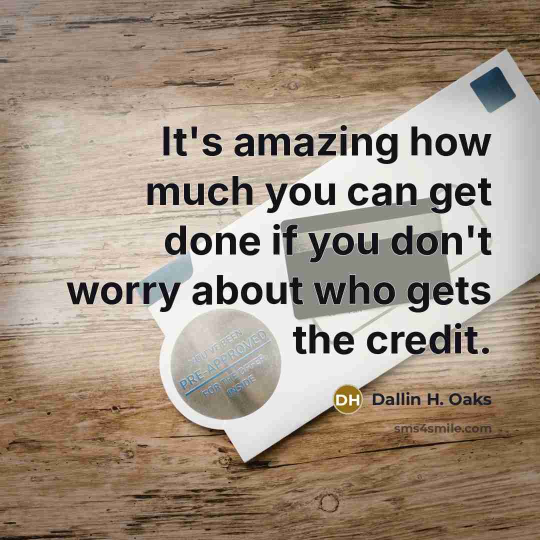 “It's amazing how much you can get done if you…” quote by Dallin H. Oaks