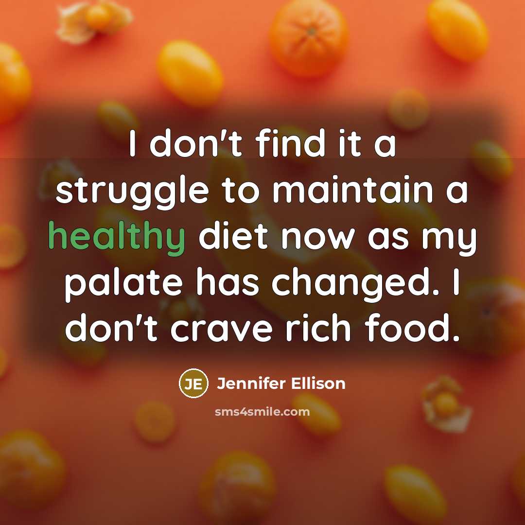 “I don't find it a struggle to maintain a healthy…” quote by Jennifer Ellison