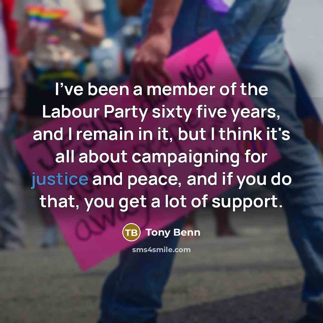 “I've been a member of the Labour Party sixty five…” quote by Tony Benn