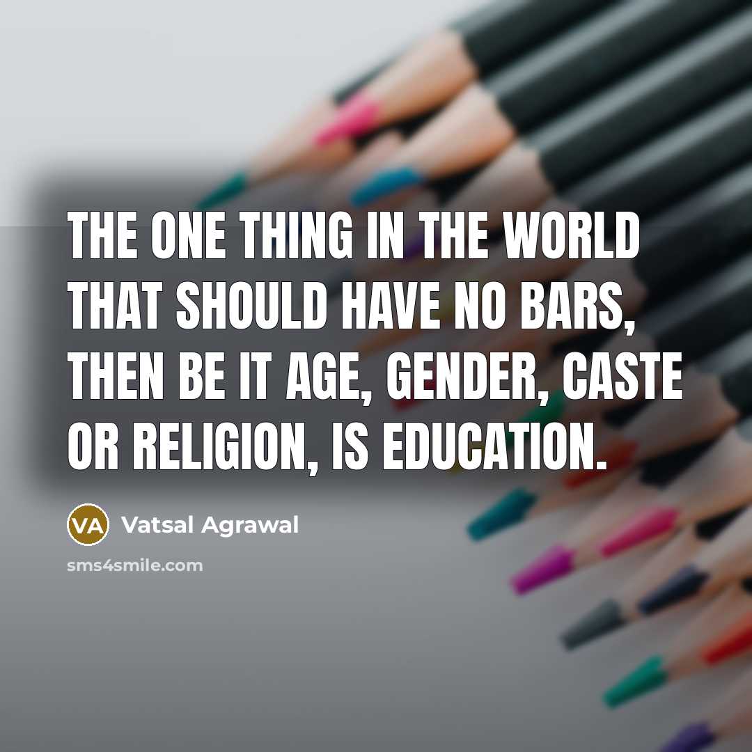 “The one thing in the world that should have no…” quote by Vatsal Agrawal