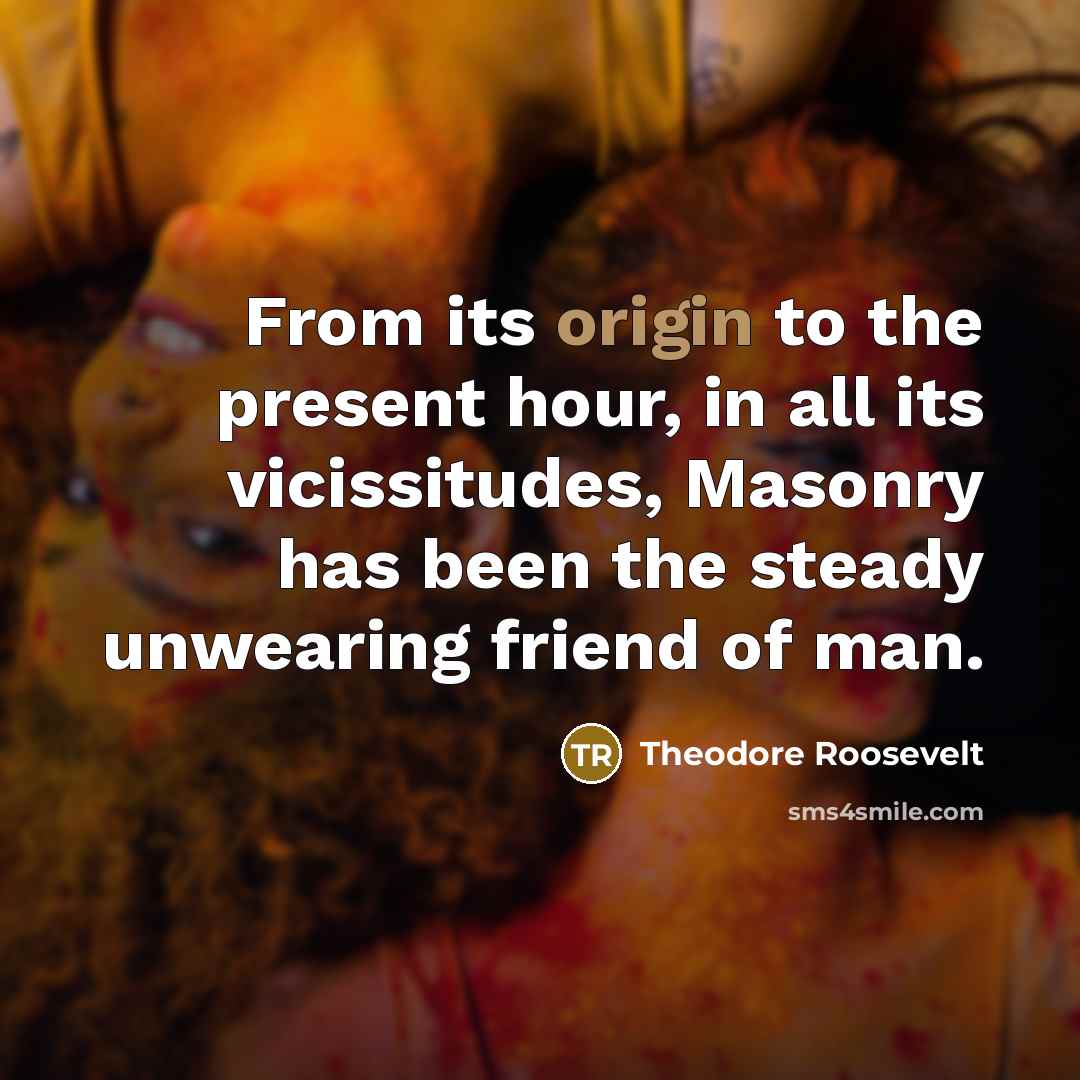 “From its origin to the present hour, in all its…” quote by Theodore Roosevelt