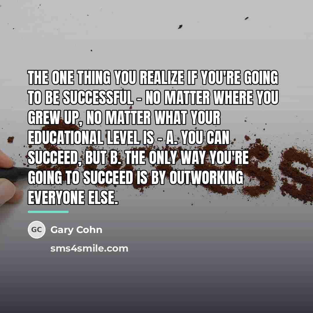 “The one thing you realize if you're going to be…” quote by Gary Cohn