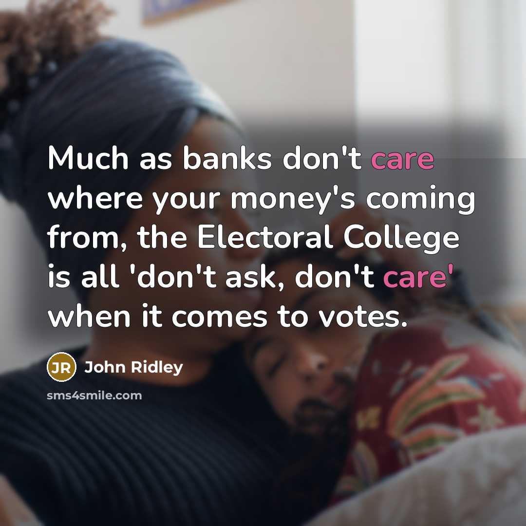 “Much as banks don't care where your money's coming from,…” quote by John Ridley