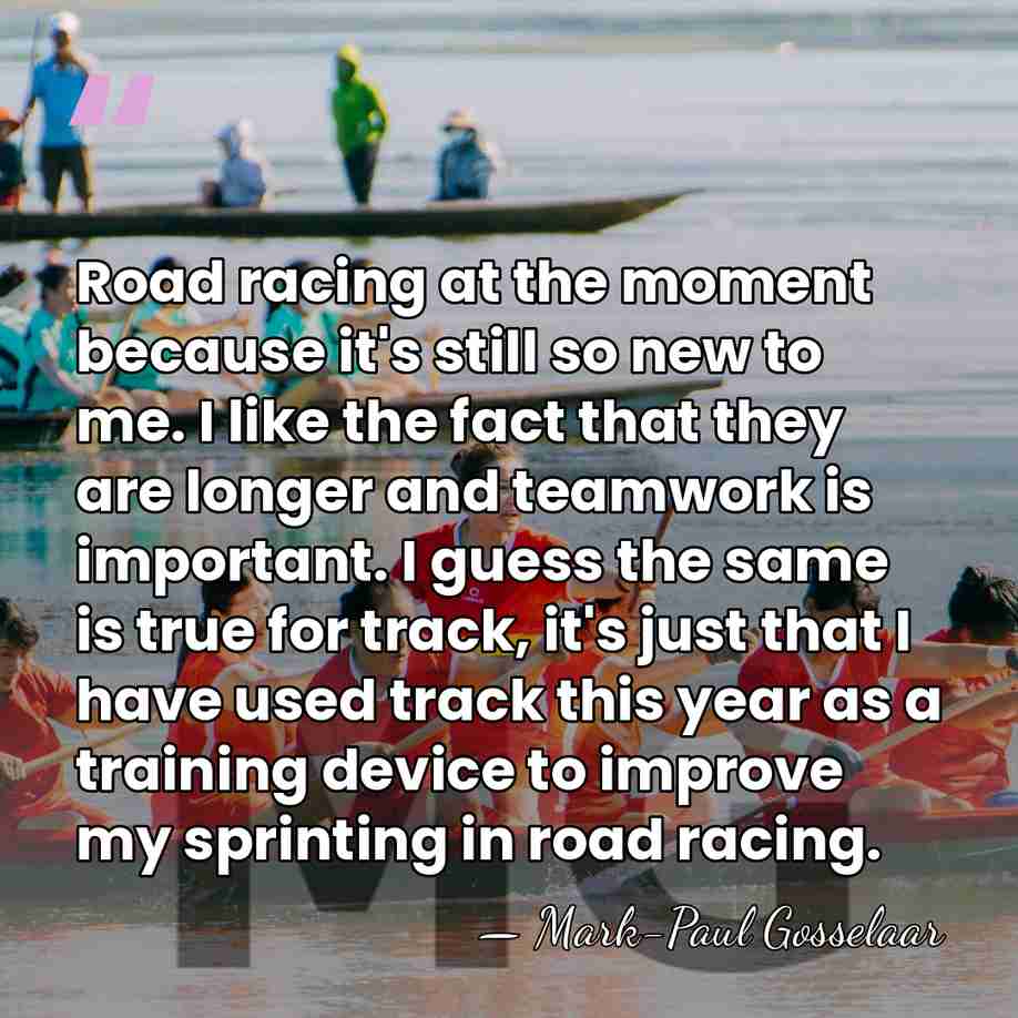 Road racing at the moment because it's still so new to me.&hellip; - Mark-Paul Gosselaar