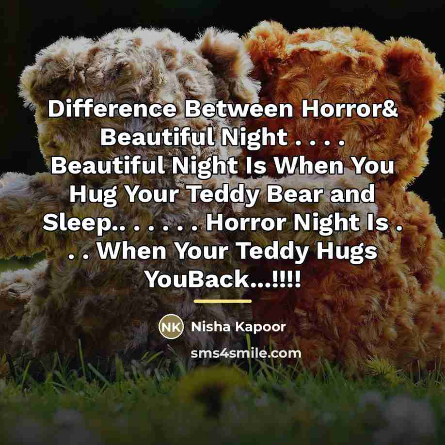 “Difference Between Horror& Beautiful Night . . . . Beautiful…” quote by Nisha Kapoor