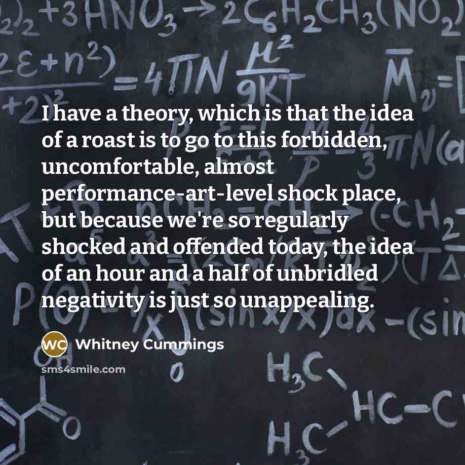 “I have a theory, which is that the idea of…” quote by Whitney Cummings
