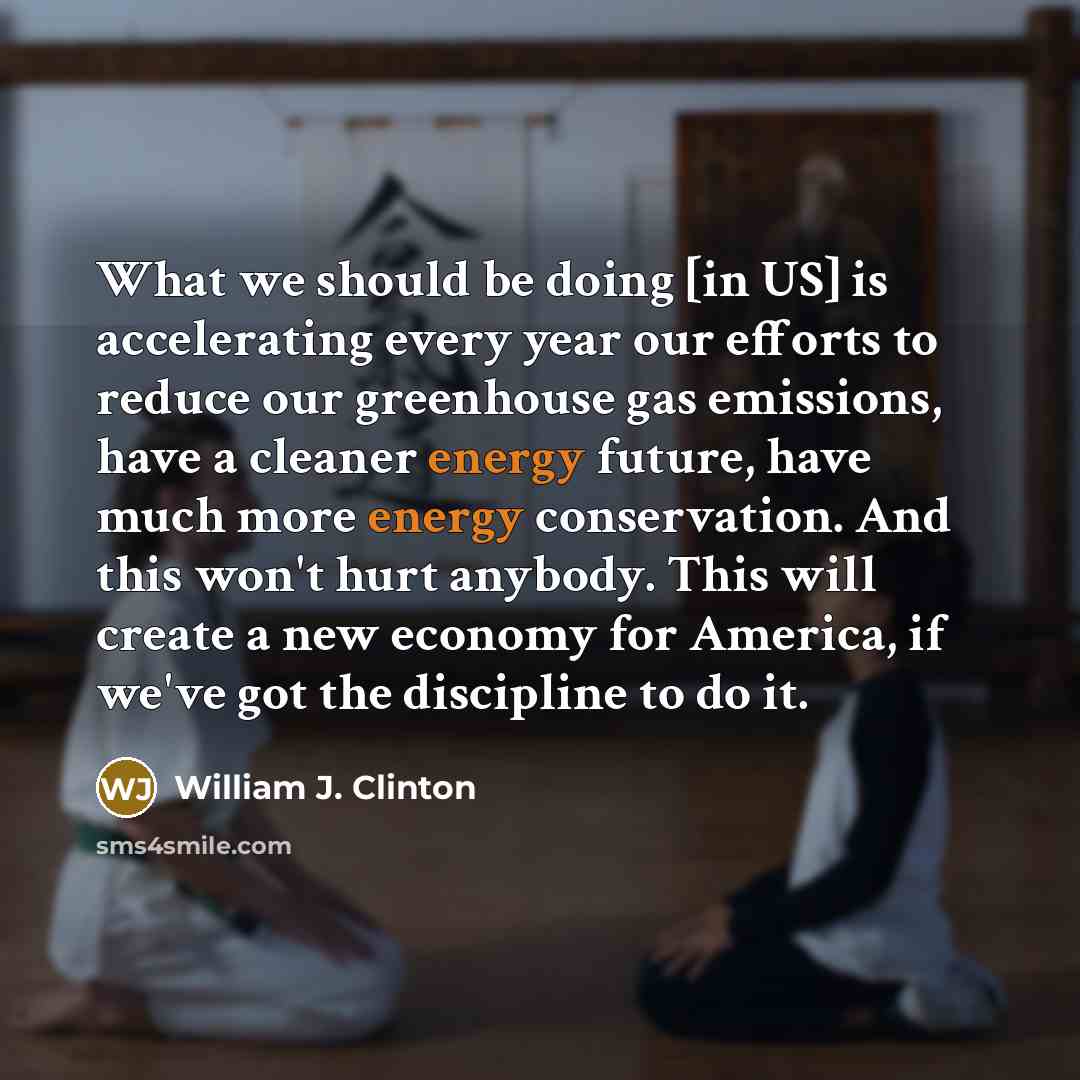 “What we should be doing [in US] is accelerating every…” quote by William J. Clinton