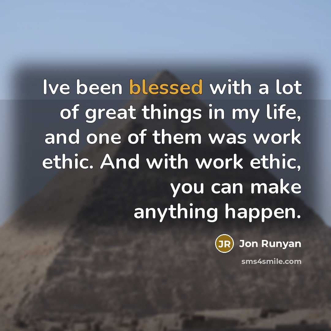“Ive been blessed with a lot of great things in…” quote by Jon Runyan
