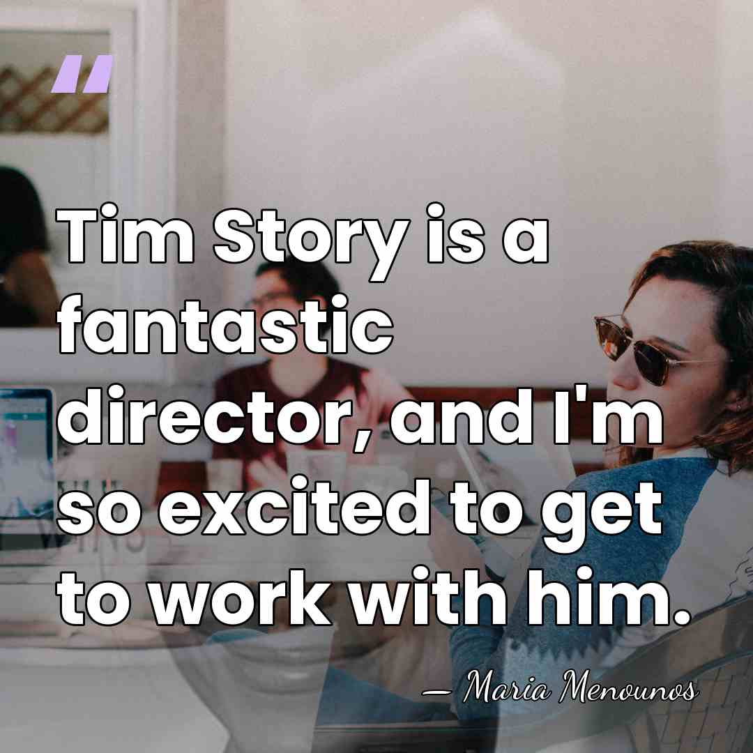 Tim Story is a fantastic director, and I'm so excited to get&hellip; - Maria Menounos