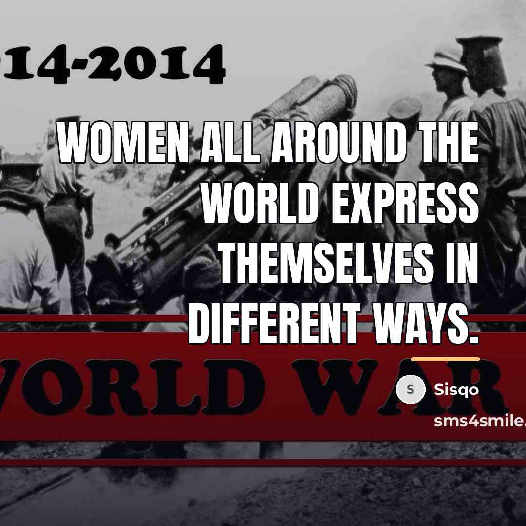 “Women all around the world express themselves in different ways.…” quote by Sisqo