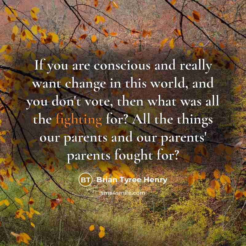 “If you are conscious and really want change in this…” quote by Brian Tyree Henry