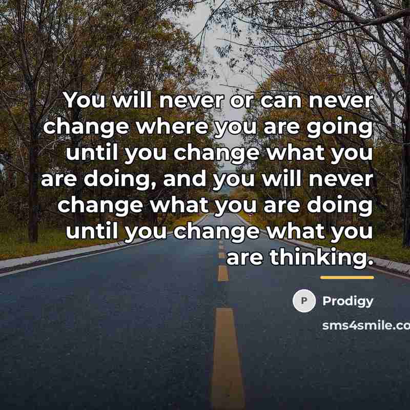 “You will never or can never change where you are…” quote by Prodigy