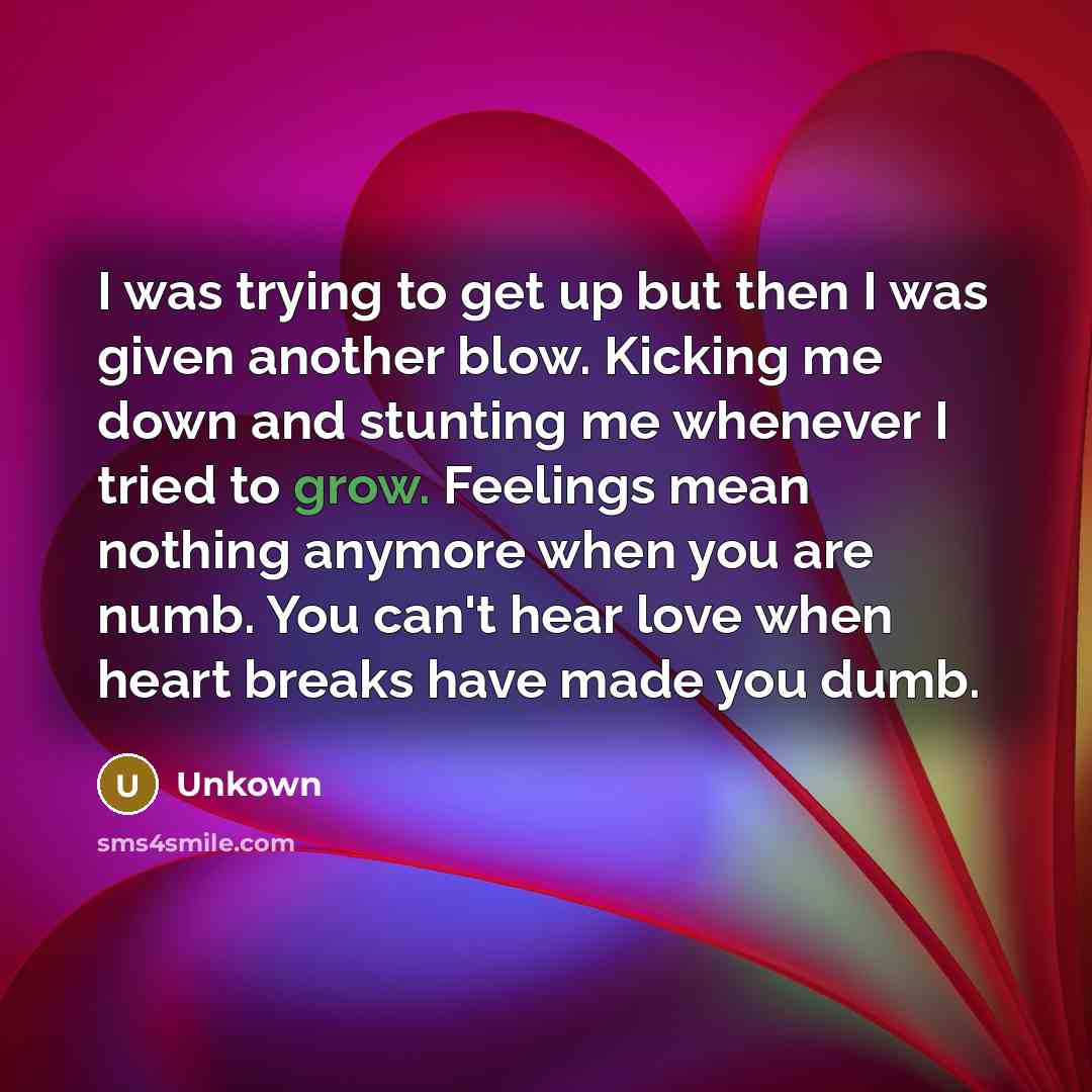 “I was trying to get up but then I was…” quote by Unkown