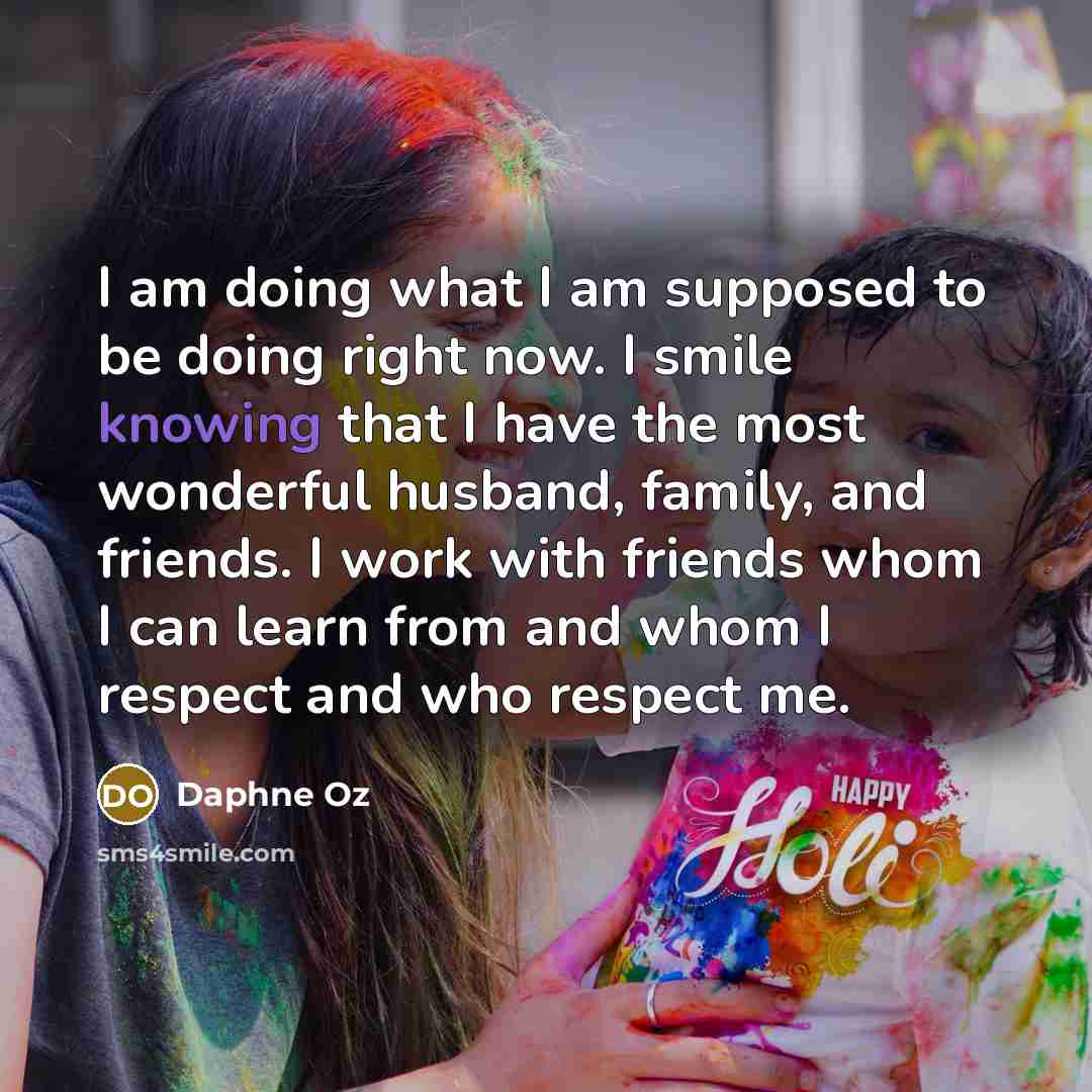 “I am doing what I am supposed to be doing…” quote by Daphne Oz