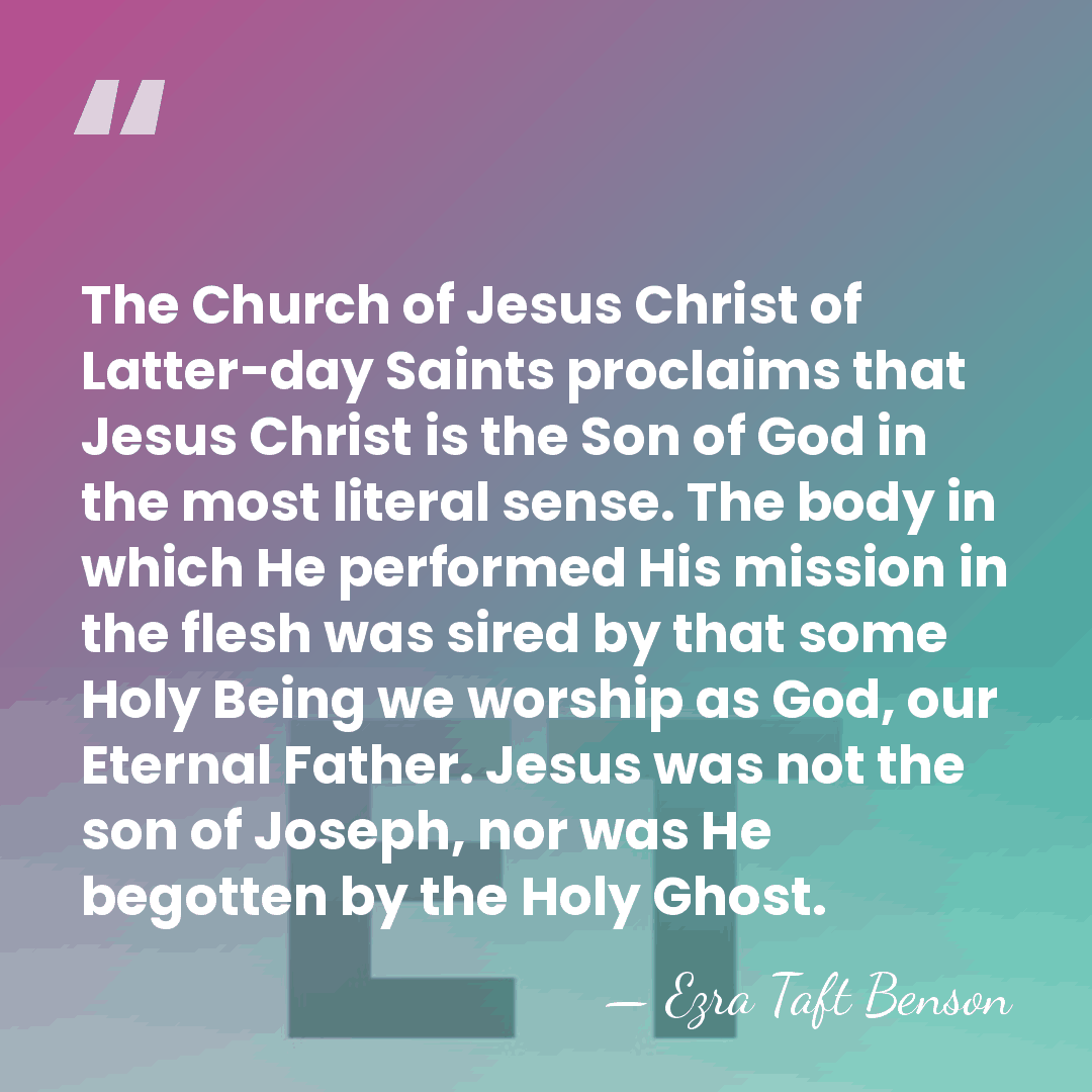 The Church of Jesus Christ of Latter-day Saints proclaims that Jesus Christ&hellip; - Ezra Taft Benson