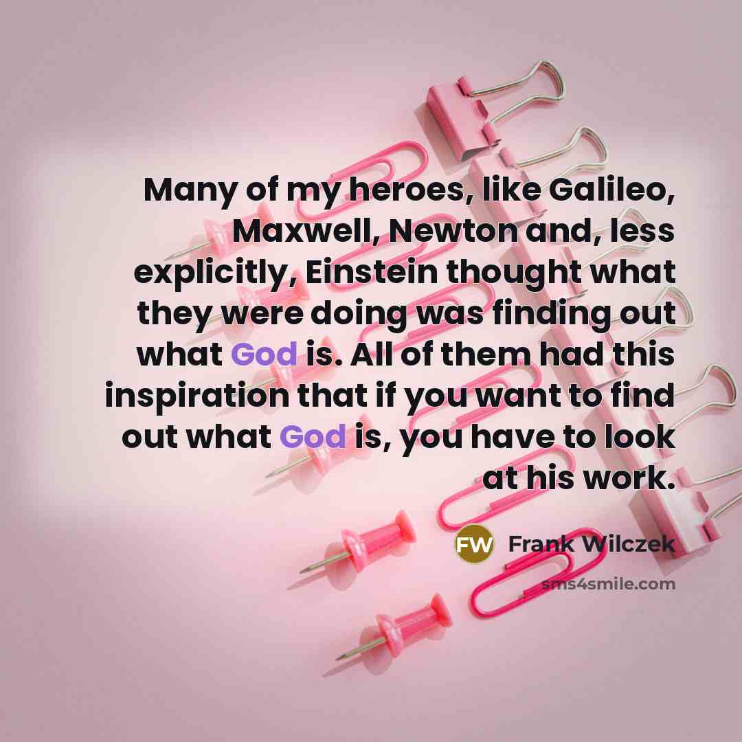 “Many of my heroes, like Galileo, Maxwell, Newton and, less…” quote by Frank Wilczek