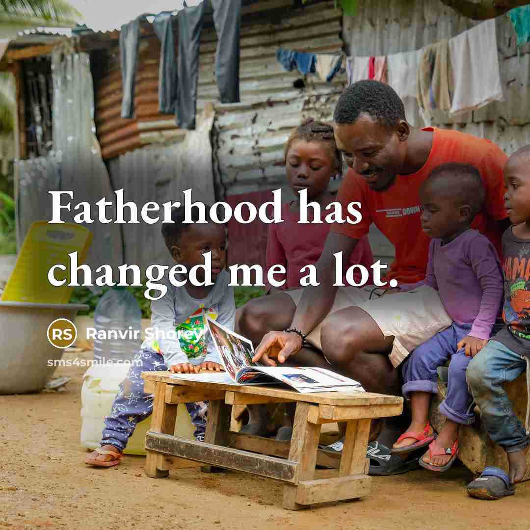 “Fatherhood has changed me a lot.…” quote by Ranvir Shorey