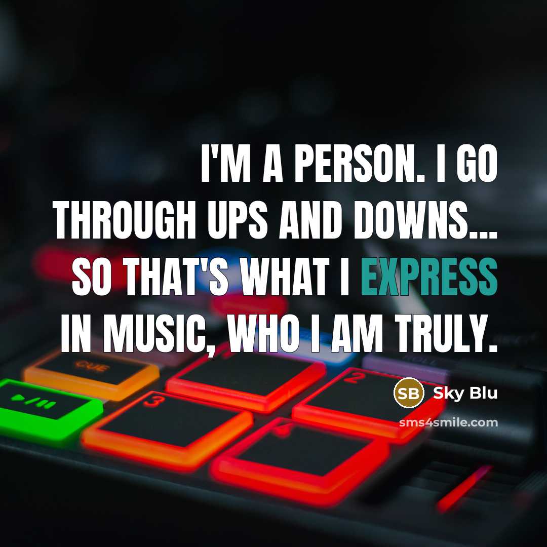 “I'm a person. I go through ups and downs... so…” quote by Sky Blu