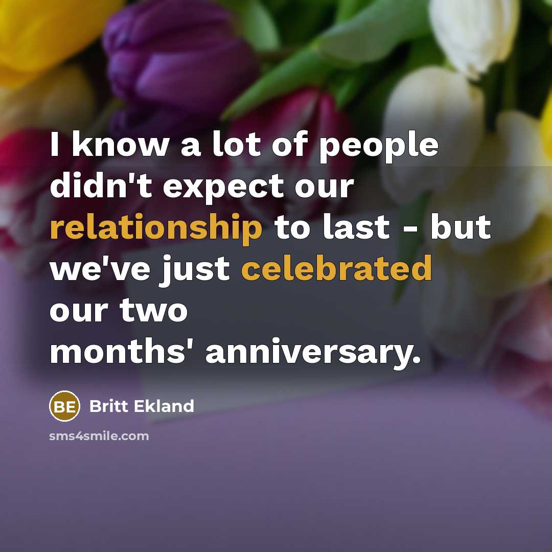 “I know a lot of people didn't expect our relationship…” quote by Britt Ekland