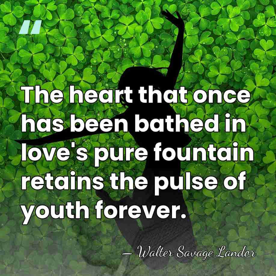 The heart that once has been bathed in love's pure fountain retains&hellip; - Walter Savage Landor