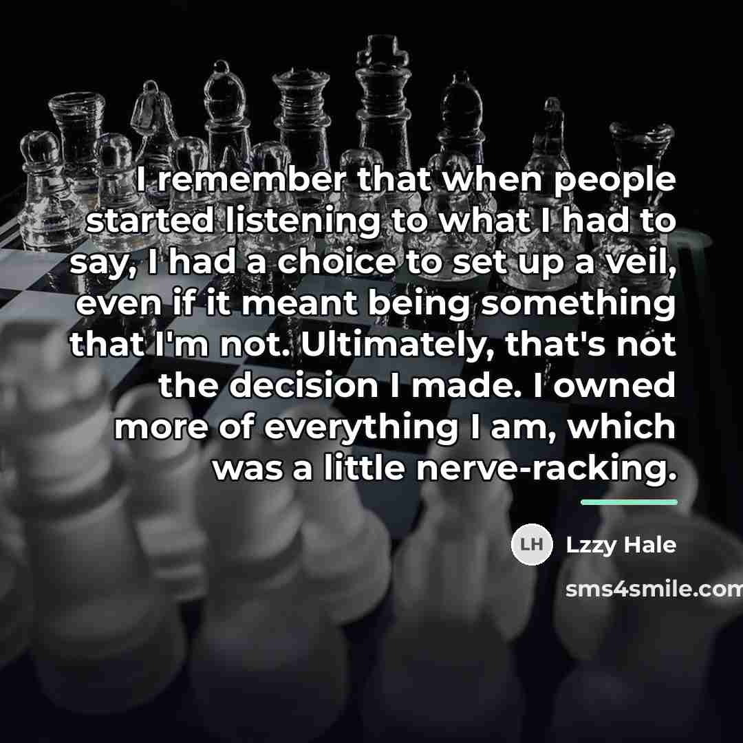 “I remember that when people started listening to what I…” quote by Lzzy Hale