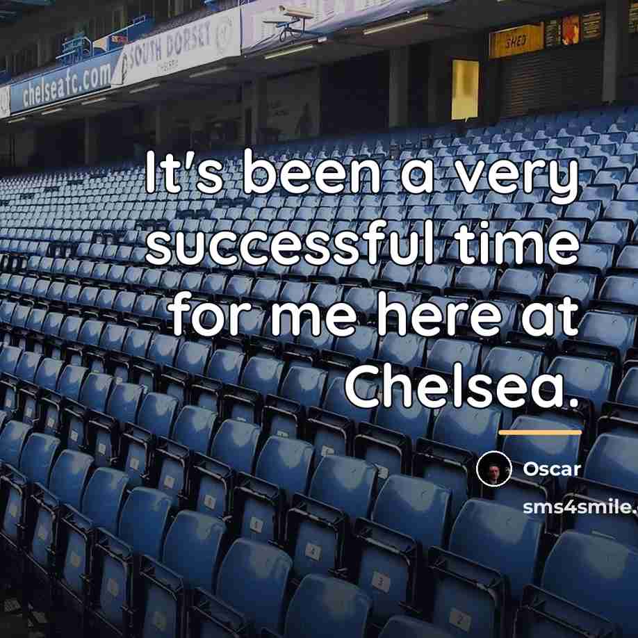 “It's been a very successful time for me here at…” quote by Oscar