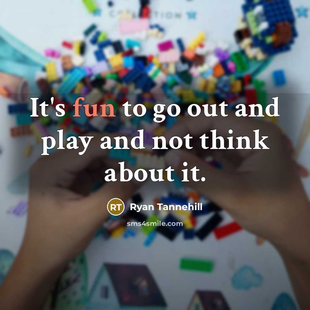 “It's fun to go out and play and not think…” quote by Ryan Tannehill