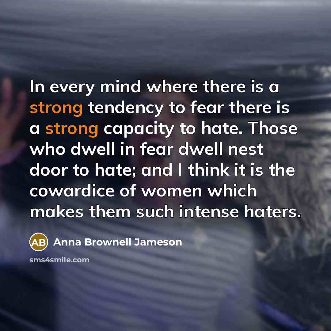 “In every mind where there is a strong tendency to…” quote by Anna Brownell Jameson
