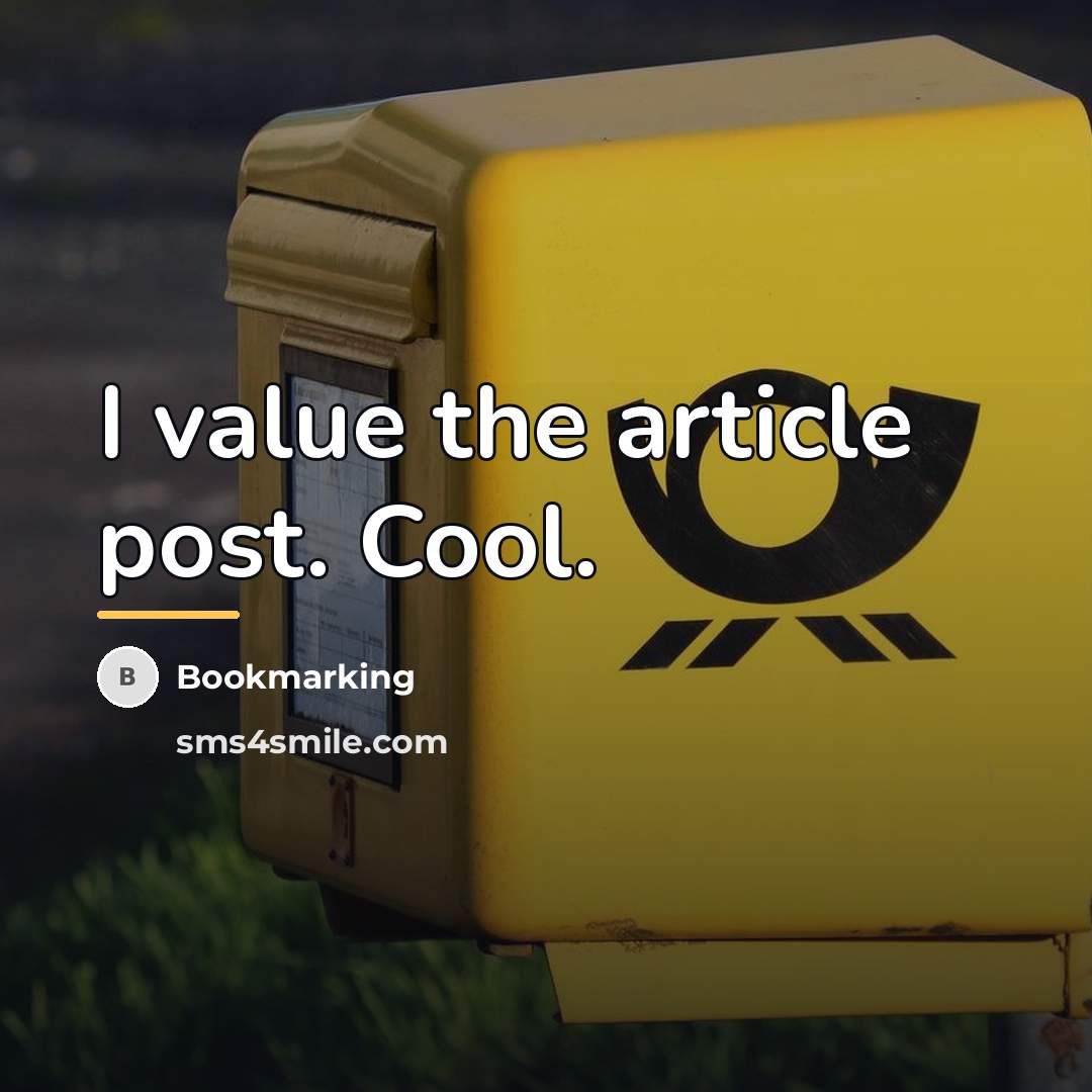 “I value the article post. Cool.…” quote by Bookmarking