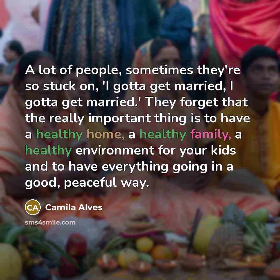 “A lot of people, sometimes they're so stuck on, 'I…” quote by Camila Alves