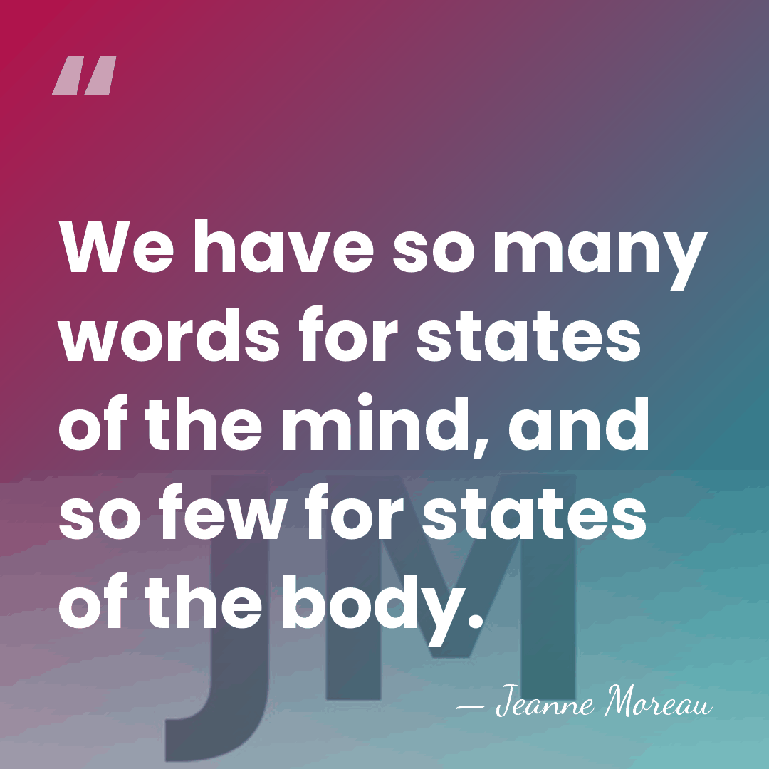 We have so many words for states of the mind, and so&hellip; - Jeanne Moreau