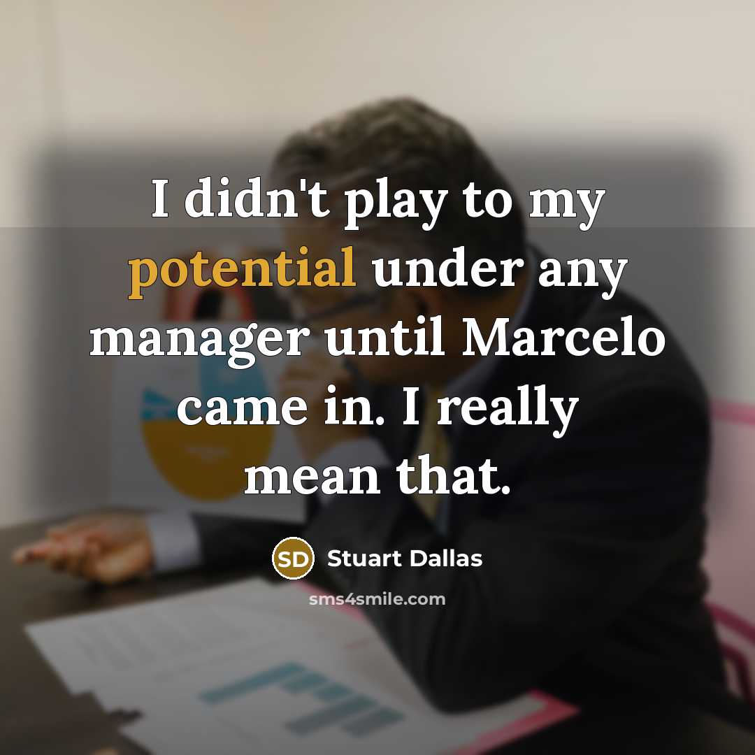 “I didn't play to my potential under any manager until…” quote by Stuart Dallas