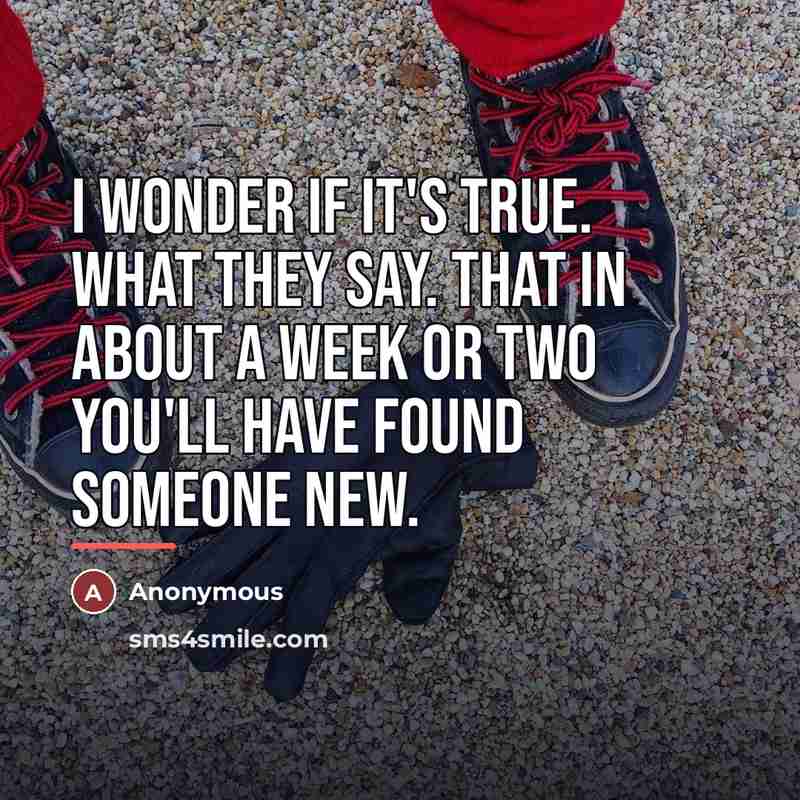 “I wonder if it's true. What they say. That in…” quote by Anonymous
