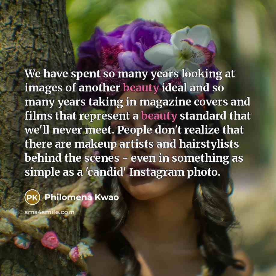 “We have spent so many years looking at images of…” quote by Philomena Kwao