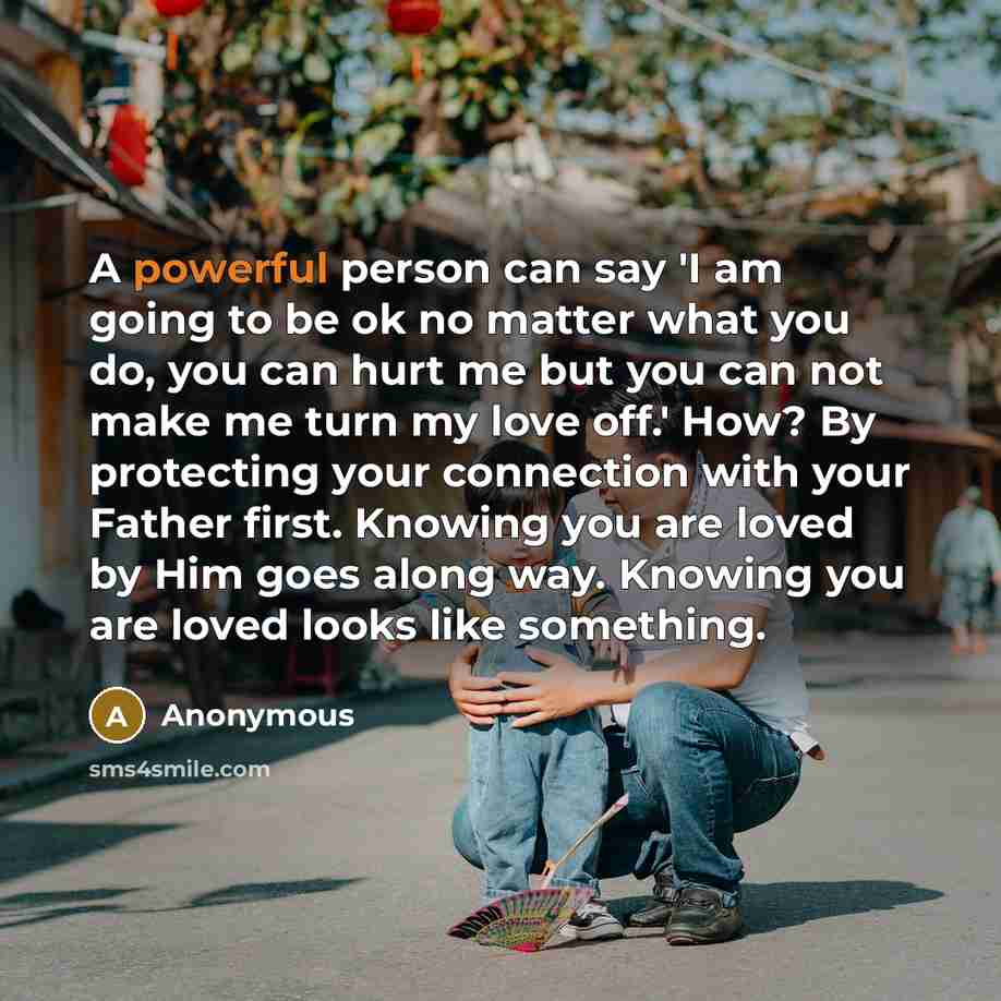 “A powerful person can say 'I am going to be…” quote by Anonymous